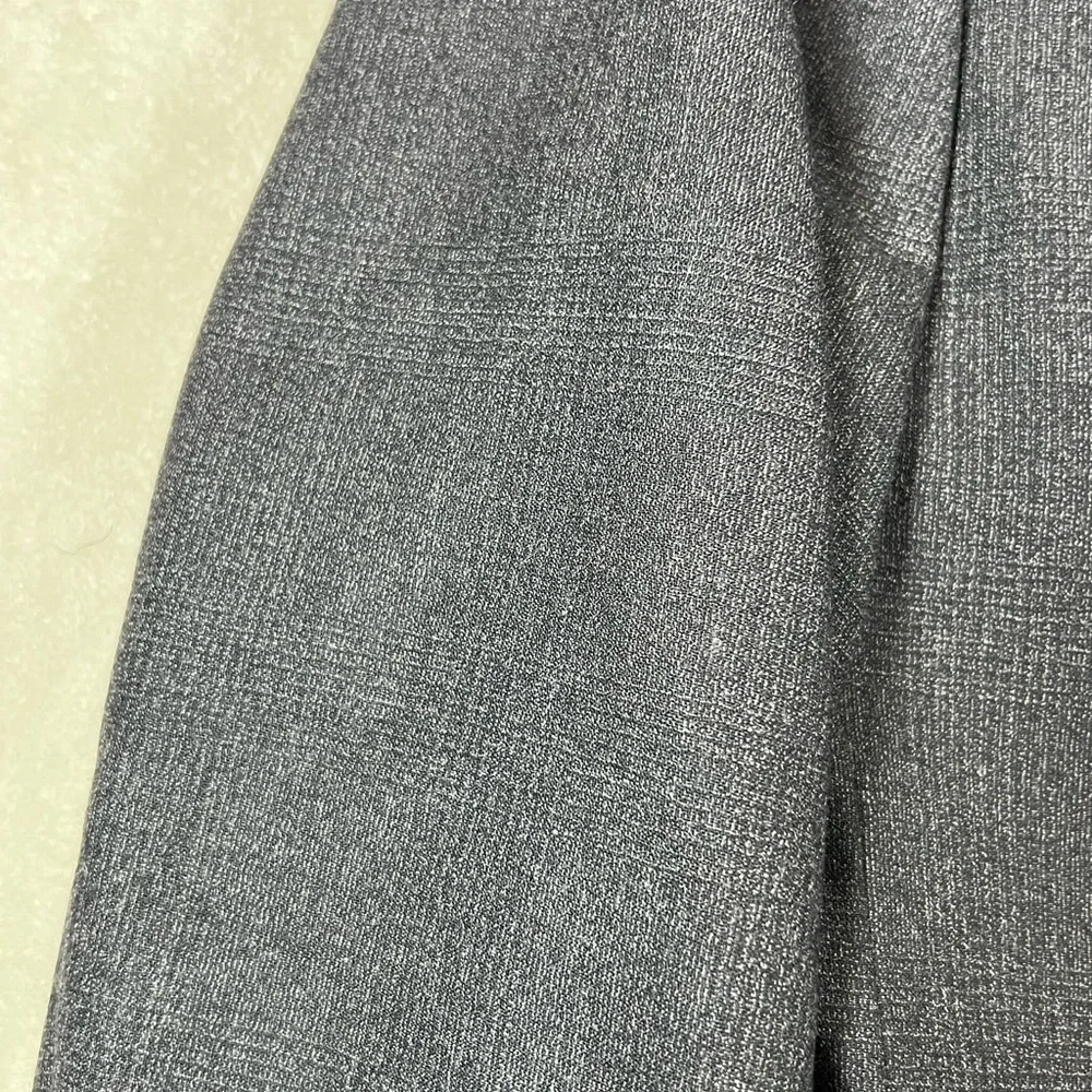 NWOT Banana Republic Slim 40R Gray Plaid 100% Wool Sports Coat Blazer C17
